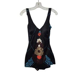 Vintage 70s 80s Swimdress Swimsuit Perfection Fit Roxanne B Cup Union Made S M